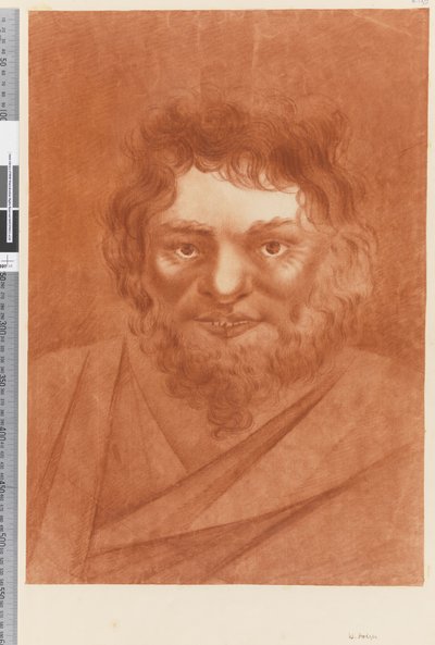Sayfa 19a Bir yerlinin portresi, 1768-75 (kırmızı tebeşir) by William Hodges