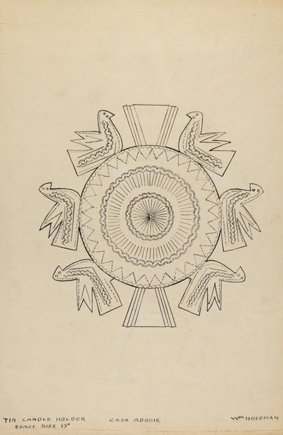 Kesilmiş Teneke Mumluk by William Hoffman