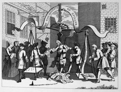 (Bilet) (James) Spiller (Oyuncu) Yararına by William Hogarth