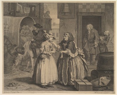 A Harlots Progress, Levha 1, Nisan 1732