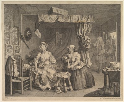 A Harlots Progress, Levha 3, Nisan 1732