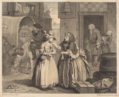 Bir Fahişenin İlerlemesi: pl.1 by William Hogarth