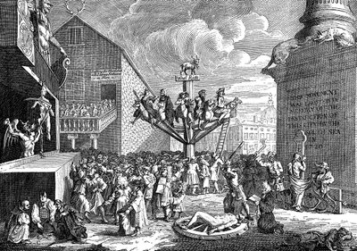 Güney Denizi Şirketi Üzerine Bir Hiciv, 1721 by William Hogarth