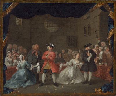 Dilenci Operasından Bir Sahne by William Hogarth