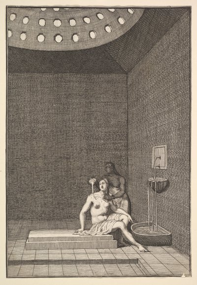 Bir Türk Hamamı Aubry de La Mottrayes Avrupa, Asya ve Kısım o..., 1723-24