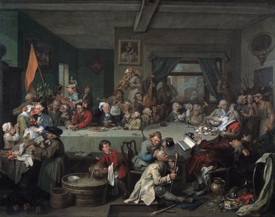 Bir Seçim Eğlencesi, 1755 by William Hogarth