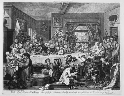 Bir Seçim Eğlencesi, 1755 by William Hogarth