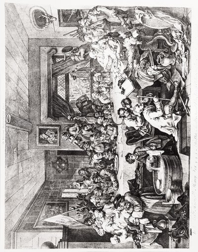 Bir Seçim Eğlencesi, Plaka I, 24 Şubat by William Hogarth