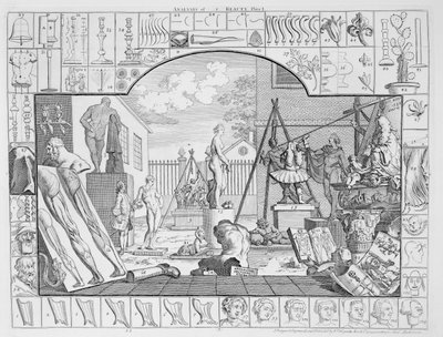 Güzelliğin Analizi, Levha 1, 1753 by William Hogarth