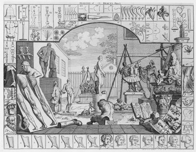 Güzelliğin Analizi, Levha 1, 1753 by William Hogarth