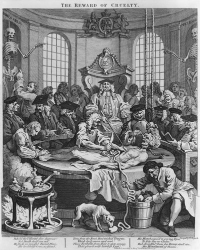 Zalimliğin Dört Aşamasından Otopsi veya Zalimliğin Ödülü, 1751 by William Hogarth