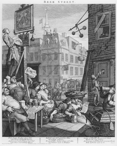 bira sokağı by William Hogarth