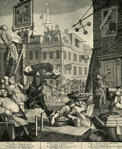 Bira Sokağı, 1751, 1925. by William Hogarth