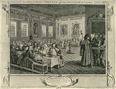 Şehir Bayramı, 1747, 1925. by William Hogarth