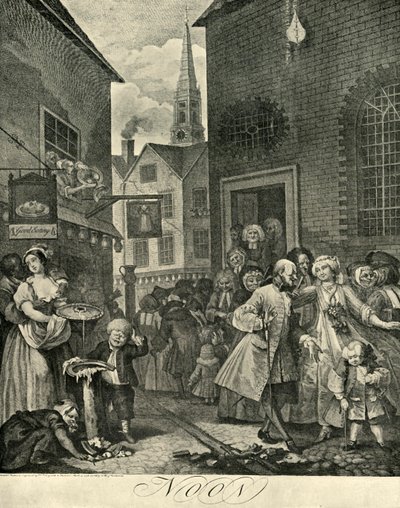 Covent Garden, Gün Ortası, 1738, 1925. by William Hogarth