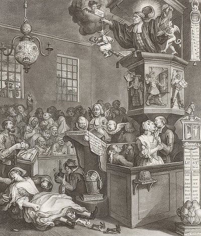 İnanç, Batıl İnanç ve Fanatizm. 1762 1762 by William Hogarth