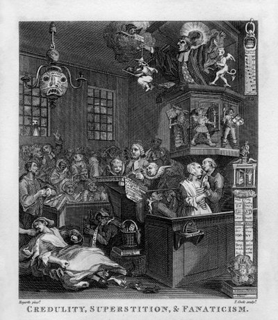 Saflık, Batıl İnanç ve Fanatizm, William Hogarth by William Hogarth