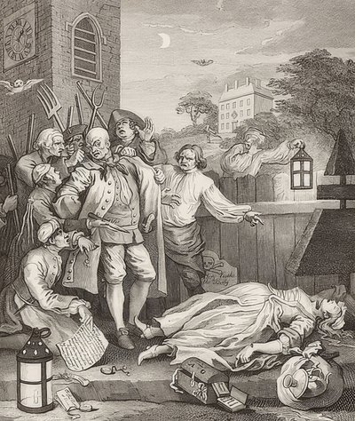 Mükemmellikte Zulüm. Gönderen: Zalimliğin Dört Aşaması / Zulümün dört aşaması. 1751 by William Hogarth