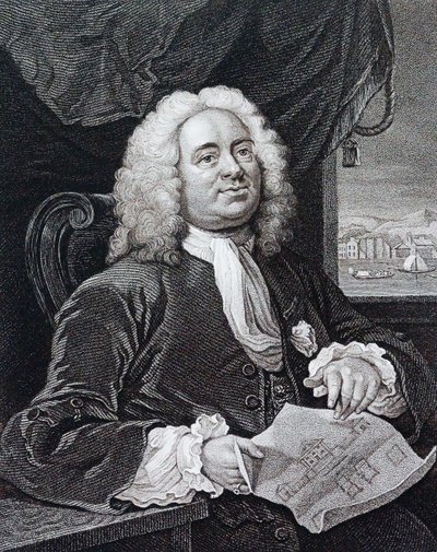 Daniel Lock, Mimar ve sanatçı by William Hogarth