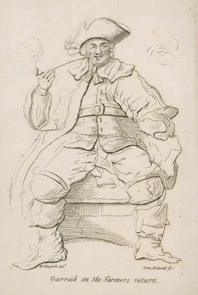 Çiftçinin Dönüşünde David Garrick by William Hogarth
