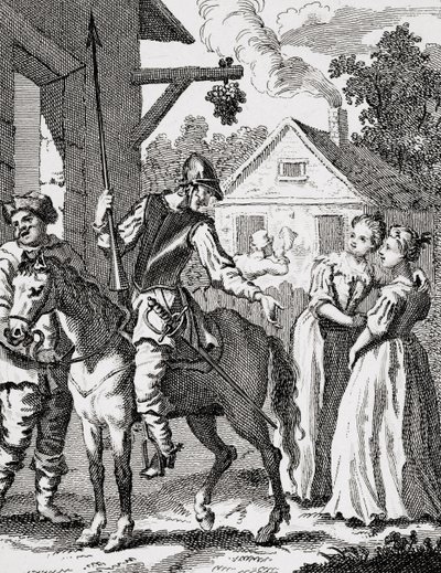 Don Kişot ve Sancho Panza bir Inn