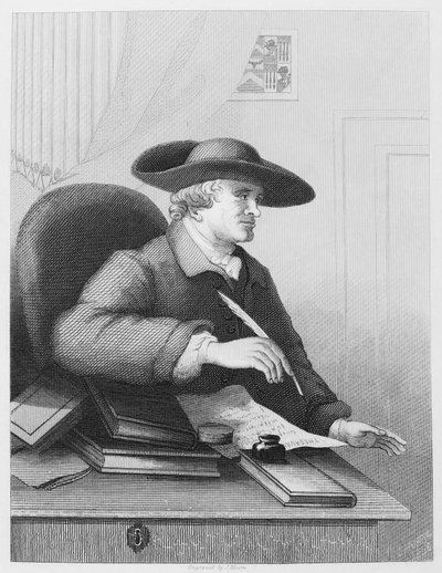 Dr Thomas Morell, bilgin ve matbaacı O, bir libretto yazarı olarak bilinir ve William Hogarth
