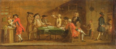 Bir Tavernada veya Kahvede Figürler, 1720