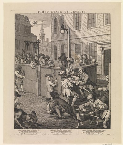 Zulümün İlk Aşaması by William Hogarth