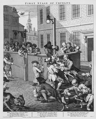Zulmün İlk Aşaması by William Hogarth