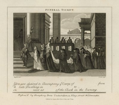 Funeral Ticket  by William Hogarth