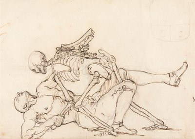 George Taylor'ın Epitaph'ı: George Taylor'a Çapraz Kalça Veren Ölüm by William Hogarth
