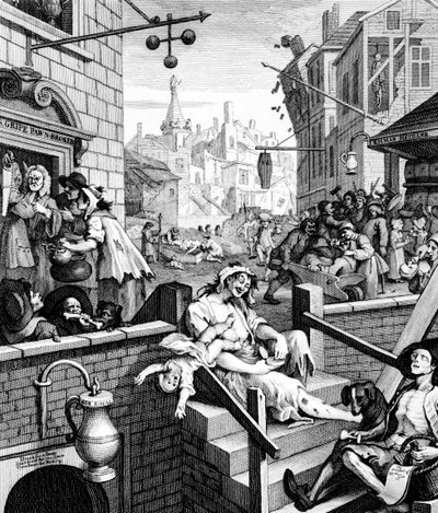 cin sokağı by William Hogarth