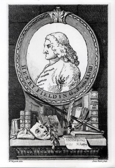 Henry Fielding (1707-54), James Basire tarafından oyulmuş Kırk Sekiz Yaşında by William Hogarth