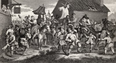 Hudibras Skimmington ile Karşılaşıyor, T.E. Nicholson, 