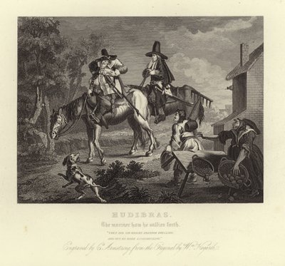 Hudibras, Samuel Butler by William Hogarth