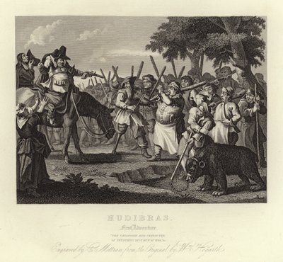 Hudibras, Samuel Butler by William Hogarth
