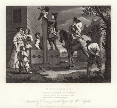Hudibras, Samuel Butler by William Hogarth