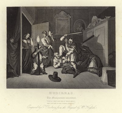 Hudibras, Samuel Butler by William Hogarth