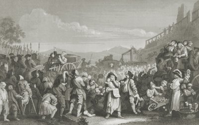 Yürütme Yolunda Boşta by William Hogarth