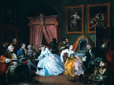 Evlilik A-la-Modu: 4. The Toilette, 1743 by William Hogarth