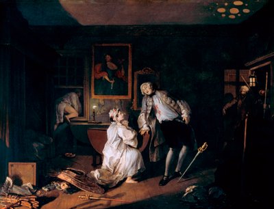 Evlilik A-la-Modu: 5. Bagnio, c1743 by William Hogarth