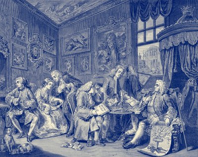 Evlilik a la Mode tarafından William Hogarth by William Hogarth