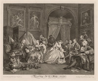 Evlilik Modunda: Tuvalet Sahnesi, 1745. by William Hogarth