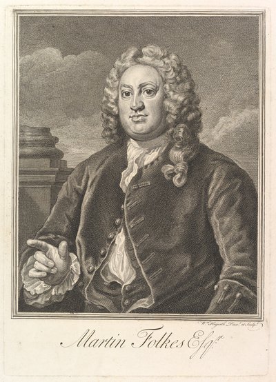 Martin Folkes, 1742. by William Hogarth