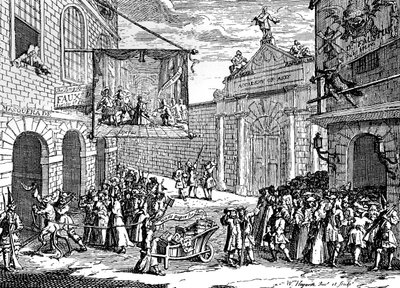 Maskeli balolar ve operalar, 1724. by William Hogarth