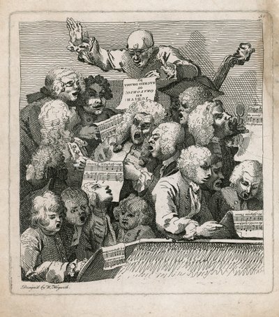 ಸಂಗೀತಗಾರರು ಟರ್ಕಿ by William Hogarth