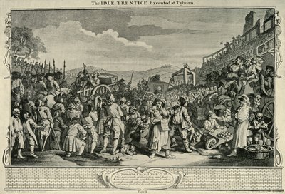 Tyburn Yolunda, 1747, 1925. by William Hogarth