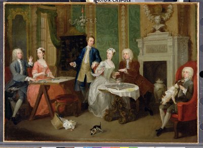 Portrait of a Family, 1730s  by William Hogarth