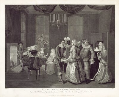 Kraliyet Maskeli Balo, Somerset Evi by William Hogarth
