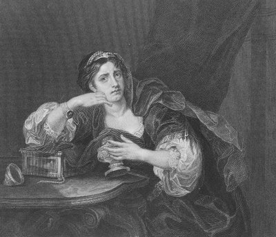Kocasının Kalbiyle Sigismonda, T.W. Shaw, 1833